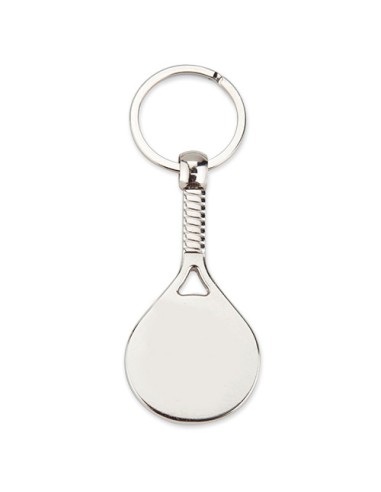 LLAVERO RAQUETA METALICO
