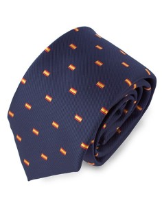 CORBATA BANDERA ESPAÑA MARINO