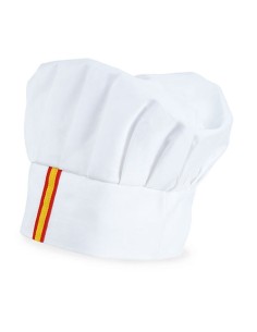GORRO COCINERO BANDERA BLANCO "RONCER"