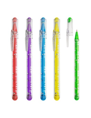 SET DE BOLIGRAFOS TINTA NEGRA "MAZE" ( 10 PCS)