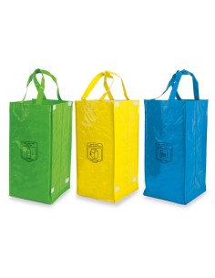 BOLSA TRIPLE ECO NON WOVEN LAMINADA "RECICLA" 2