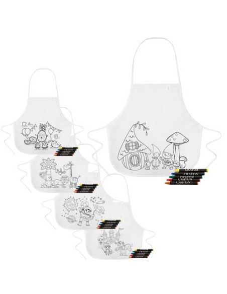 DELANTAL INFANTIL "CHISPI"( PACK DE 5)