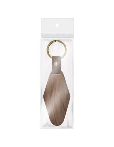 LLAVERO DE MADERA ROMBO"SAMOA"