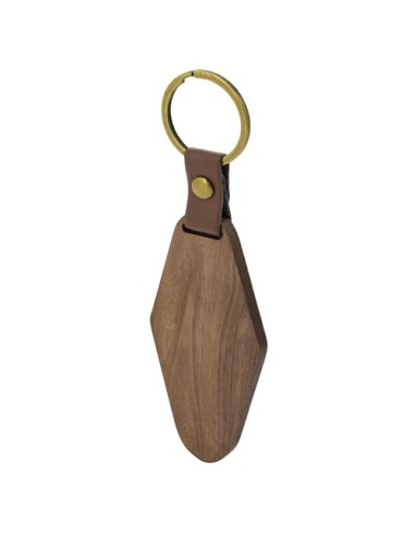 LLAVERO DE MADERA ROMBO"SAMOA"