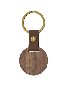 LLAVERO DE MADERA REDONDO"SAMOA"