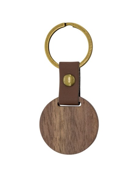 LLAVERO DE MADERA REDONDO"SAMOA"