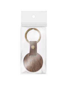 LLAVERO DE MADERA REDONDO"SAMOA" 2