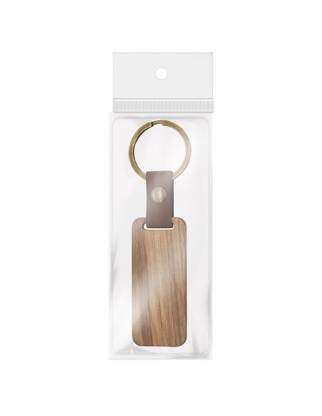 LLAVERO DE MADERA ALARGADO"SAMOA"