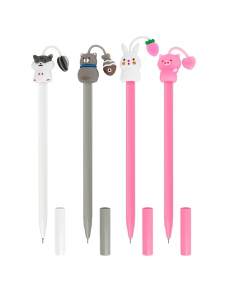 SET DE BOLÍGRAFOS TINTA LÍQUIDA "TROTEROS" (PACK 40)