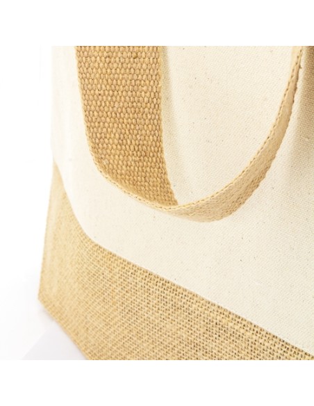 BOLSA DE ALGODÓN Y YUTE "MISHA"