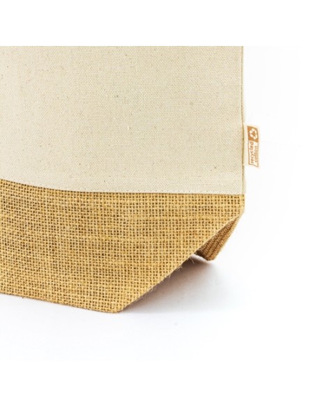 BOLSA DE ALGODÓN Y YUTE "MISHA"