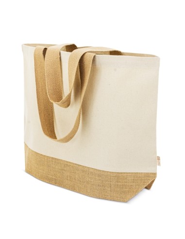 BOLSA DE ALGODÓN Y YUTE "MISHA"