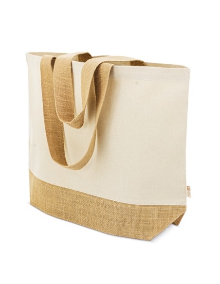 BOLSA DE ALGODÓN Y YUTE "MISHA"