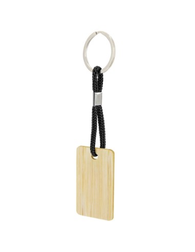 LLAVERO DE BAMBÚ RECTANGULAR "YIBIN"