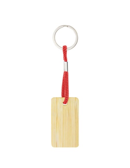 LLAVERO DE BAMBÚ RECTANGULAR "YIBIN"