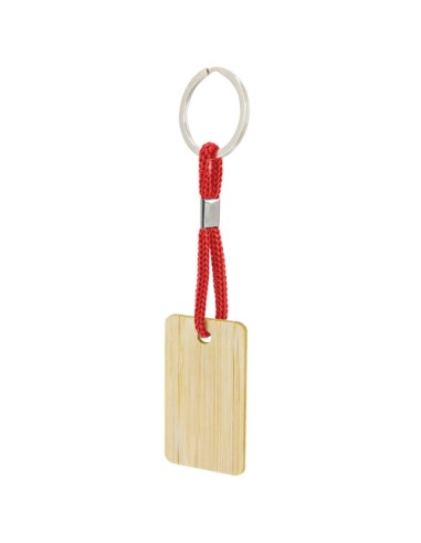 LLAVERO DE BAMBÚ RECTANGULAR "YIBIN"