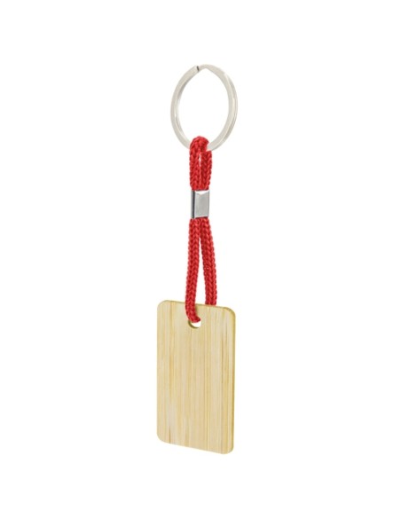 LLAVERO DE BAMBÚ RECTANGULAR "YIBIN"