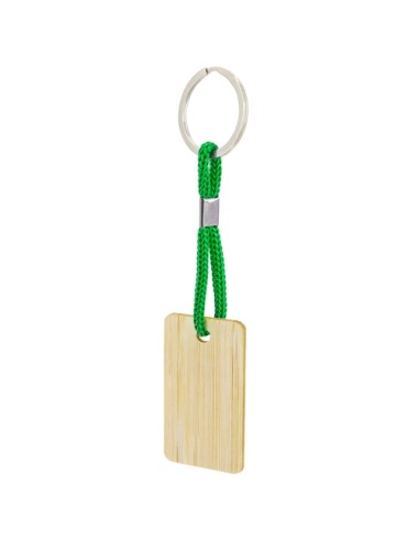 LLAVERO DE BAMBÚ RECTANGULAR "YIBIN"
