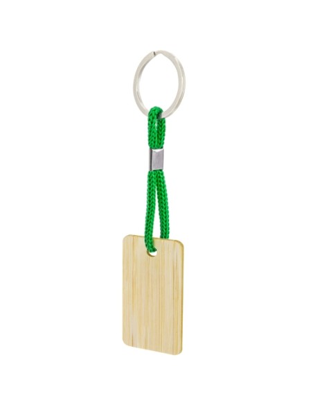 LLAVERO DE BAMBÚ RECTANGULAR "YIBIN"