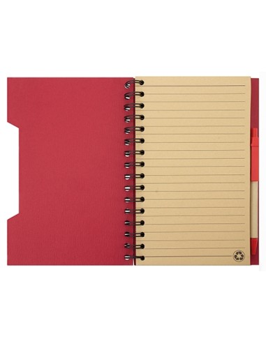 CUADERNO A5 CON BOLIGRAFO ECO "GREEN LIFE"