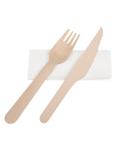 SET DE CUBIERTOS MADERA 3 PCS "TAPA"