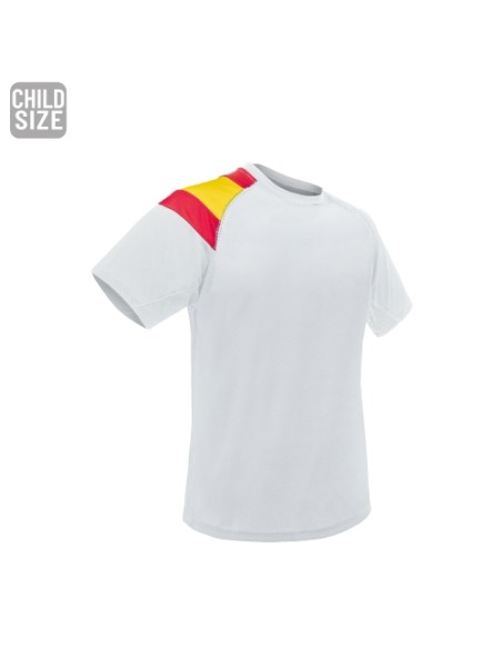 CAMISETA BANDERA NIÑO D&F BL12-14 "GALDANA"