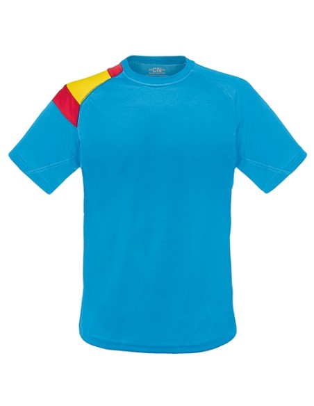CAMISETA BANDERA DRY & FRESH AZUL L "GALDANA"