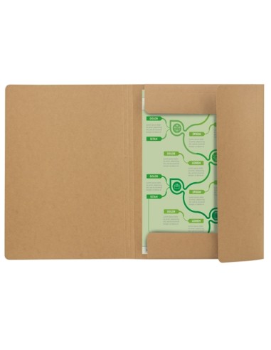 CARPETA RECICLADA CON GOMAS "ACADEMY"