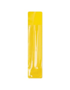 FUNDA BOLIGRAFO PVC AMARILLO