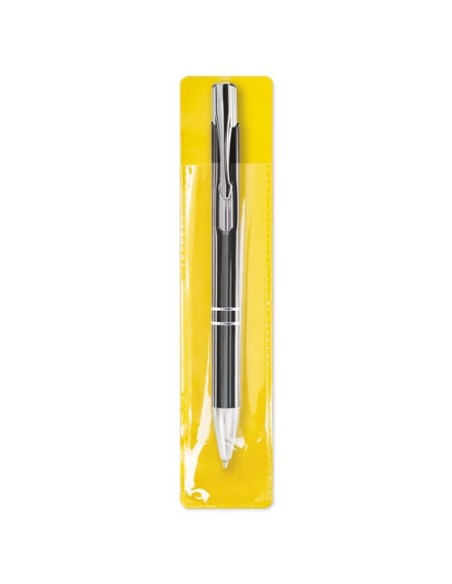 FUNDA BOLIGRAFO PVC AMARILLO