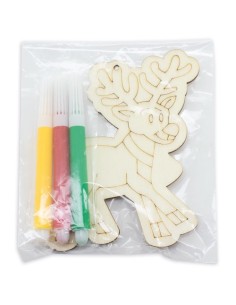 SET PIEZAS MADERA HAPPY CHRISTMAS ( 4 PCS) 2