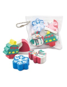 SET GOMAS NAVIDEÑAS "HAL" 1 PACK