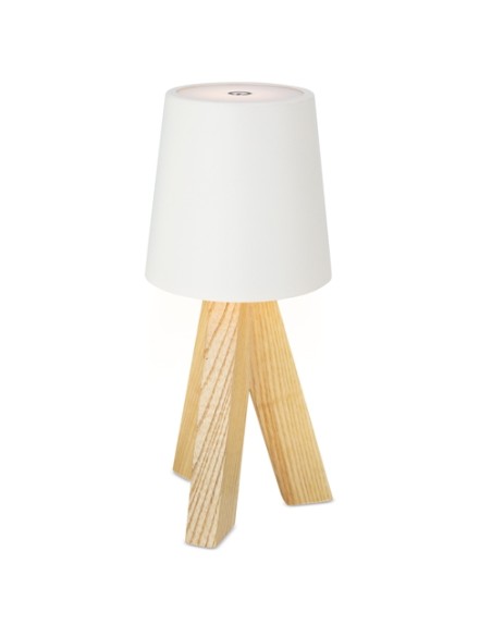 LÁMPARA MADERA NATURAL "OTI"