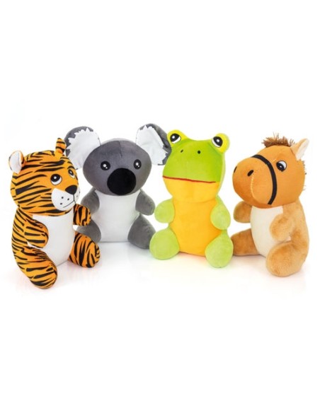 SET 4 PELUCHES "HAPPY ZOO"