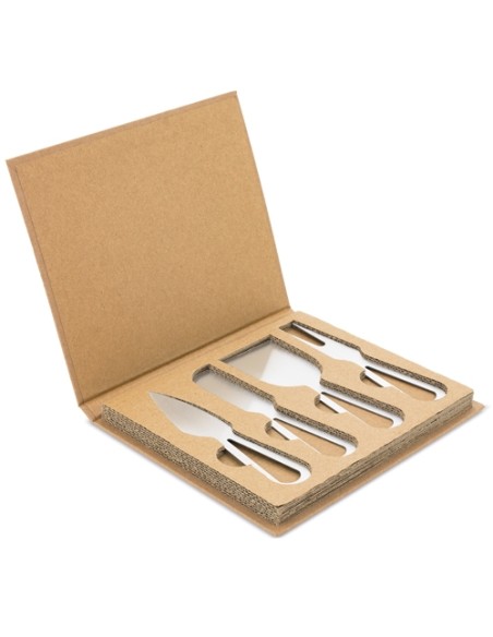 SET 4 CUCHILLOS PARA QUESO "GOURMET"