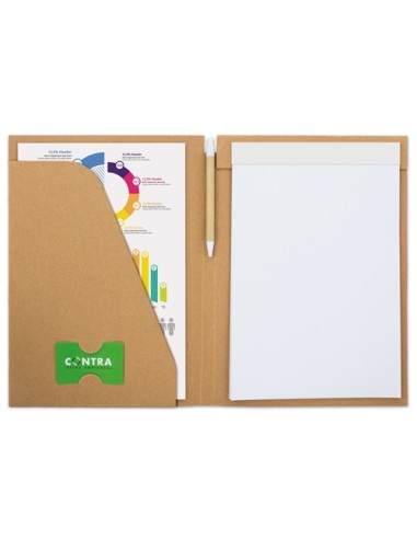 CARPETA CON BLOC Y BOLIGRAFO ECO "SEMINAR"