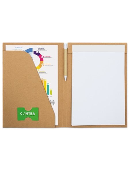 CARPETA CON BLOC Y BOLIGRAFO ECO "SEMINAR"