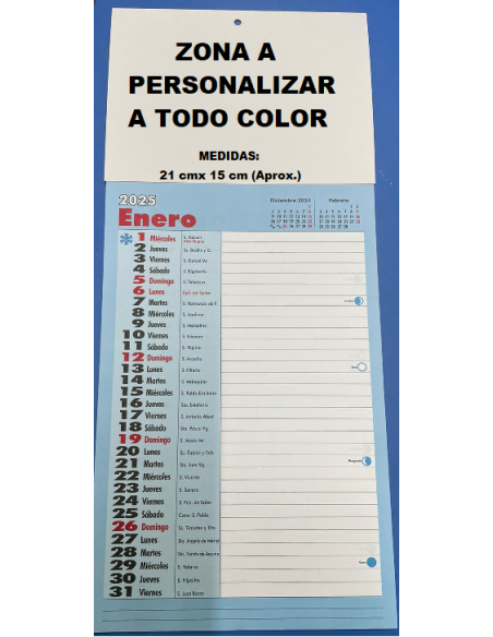 CALENDARIO LECHERO