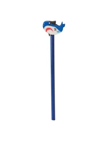 LAPIZ MADERA TIBURON AZUL