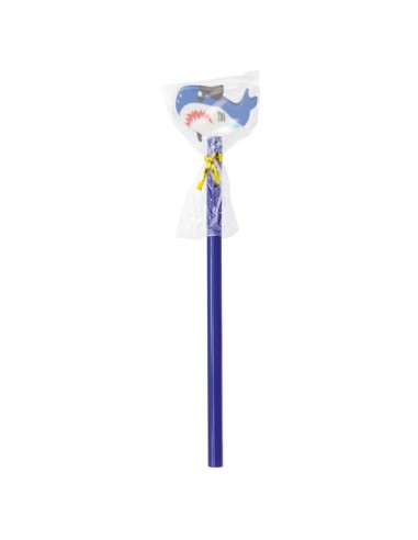 LAPIZ MADERA TIBURON AZUL