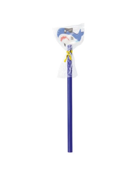 LAPIZ MADERA TIBURON AZUL