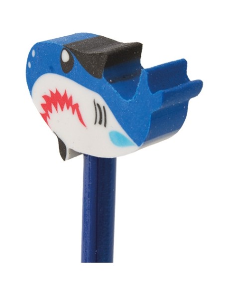LAPIZ MADERA TIBURON AZUL