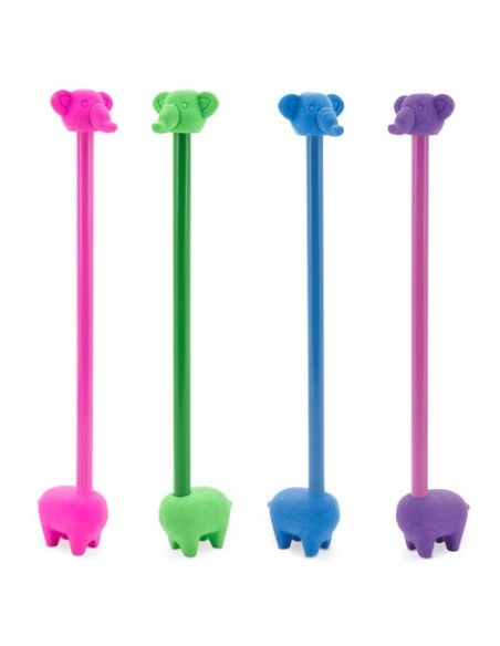 SET LAPICES CON GOMA ELEPHANT(PACK 4 PCS)