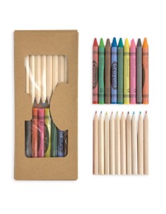 SET 10 LAPICES COLORES Y CERAS 2