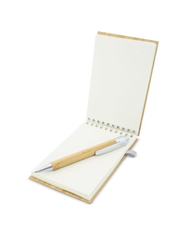 BLOC BAMBU CON BOLIGRAFO NATURE
