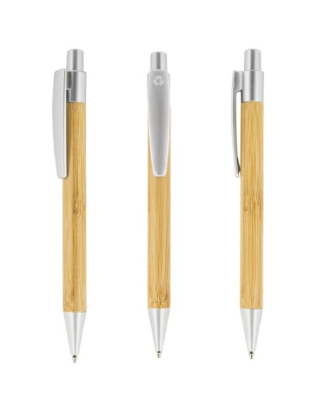 BLOC BAMBU CON BOLIGRAFO NATURE