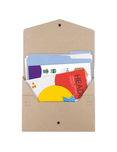 CARPETA RECICLADA BOTON "TREXA"