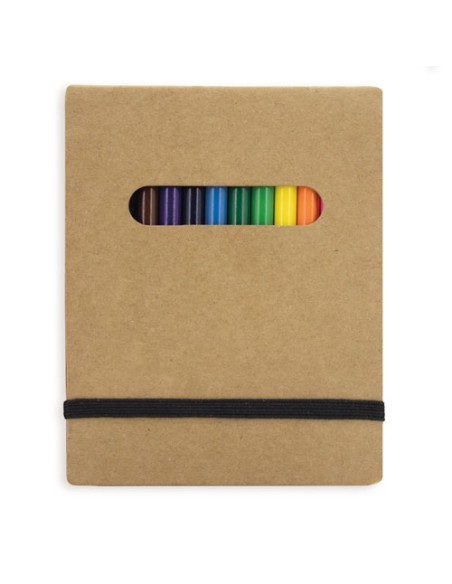 LIBRETA DE COLOREAR CON CAJITA12 COLORES "PINTUR"