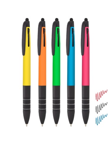 SET DE BOLÍGRAFOS PUNTERO 3 TINTAS "IMPACT"
