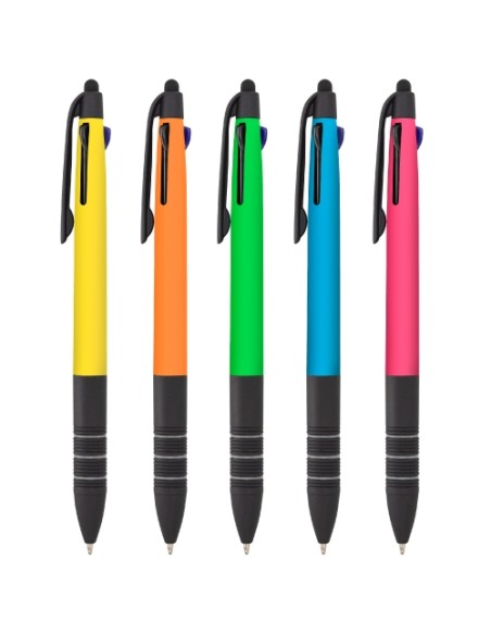 SET DE BOLÍGRAFOS PUNTERO 3 TINTAS "IMPACT"